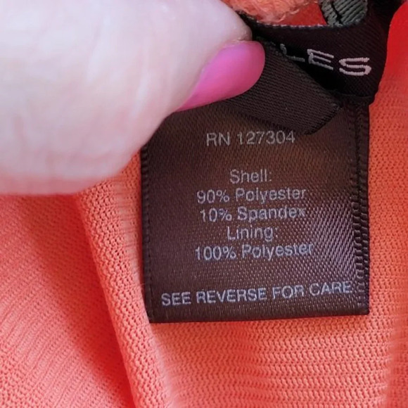 Multiples 3/4 Flare Sleeve Off The Shoulder Top Orange Size M - Picture 8 of 10